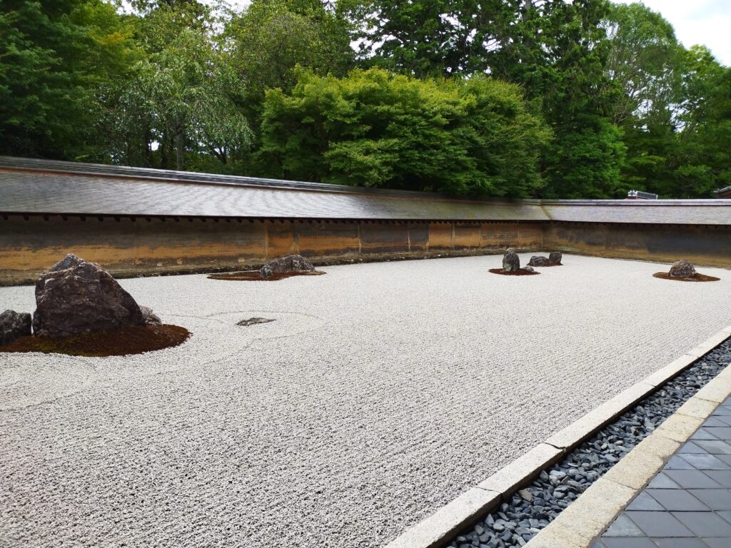 枯山水　龍安寺