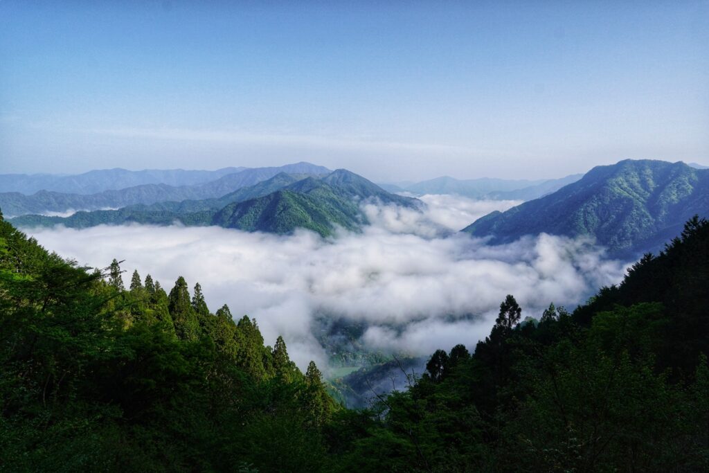 紀伊山地の山々